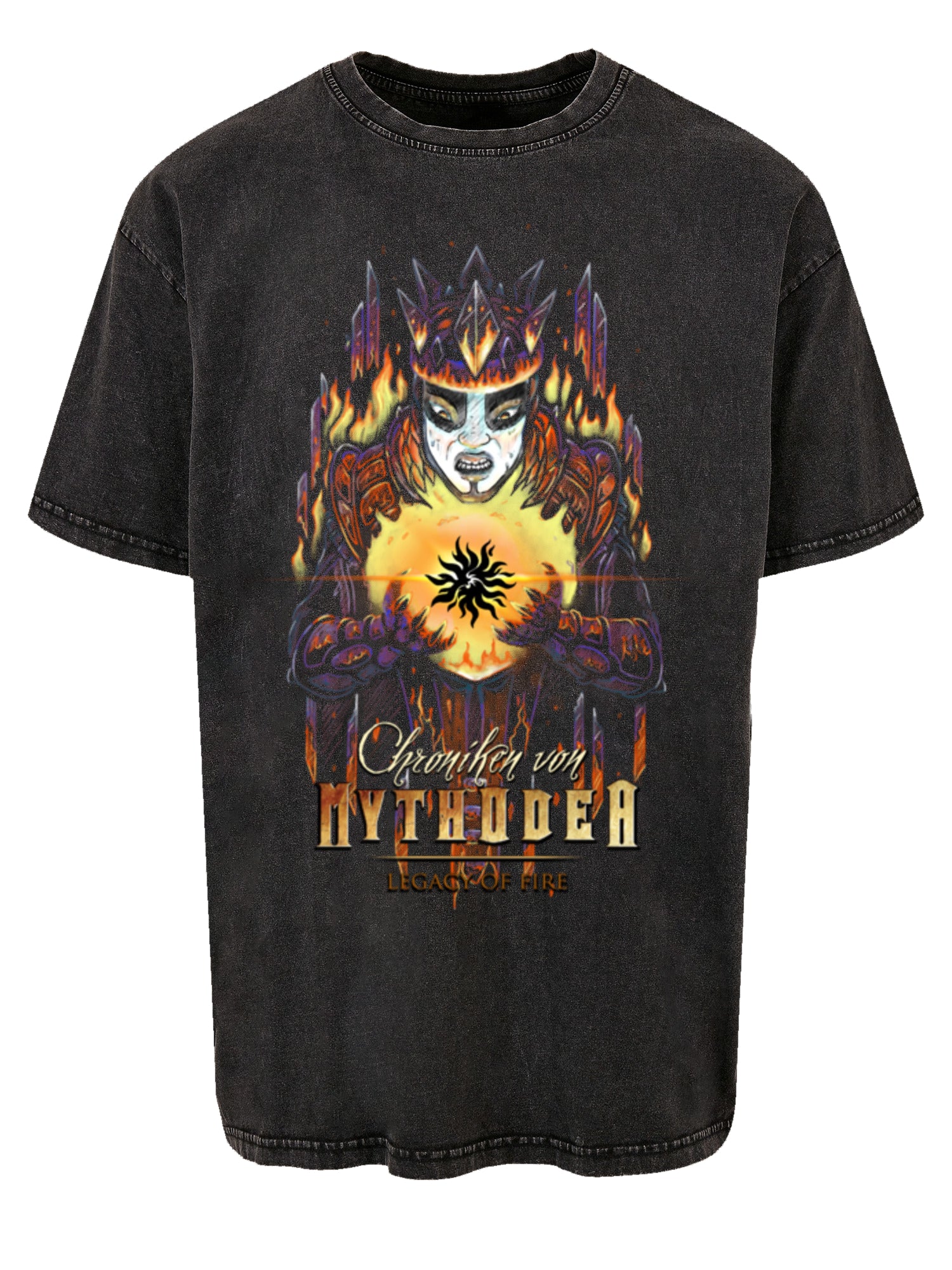 Chroniken 2025 Vermächtnis des Feuer - schweres übergroßes T -Shirt