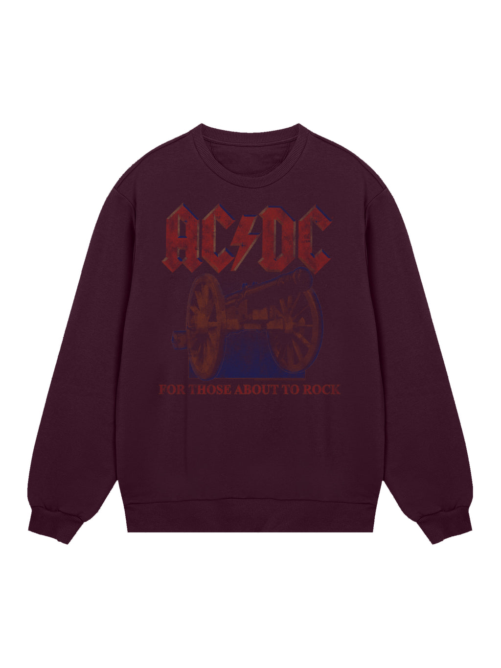 AC / DC pour ceux qui surviennent à basculer le sweat biologique pour hommes canon