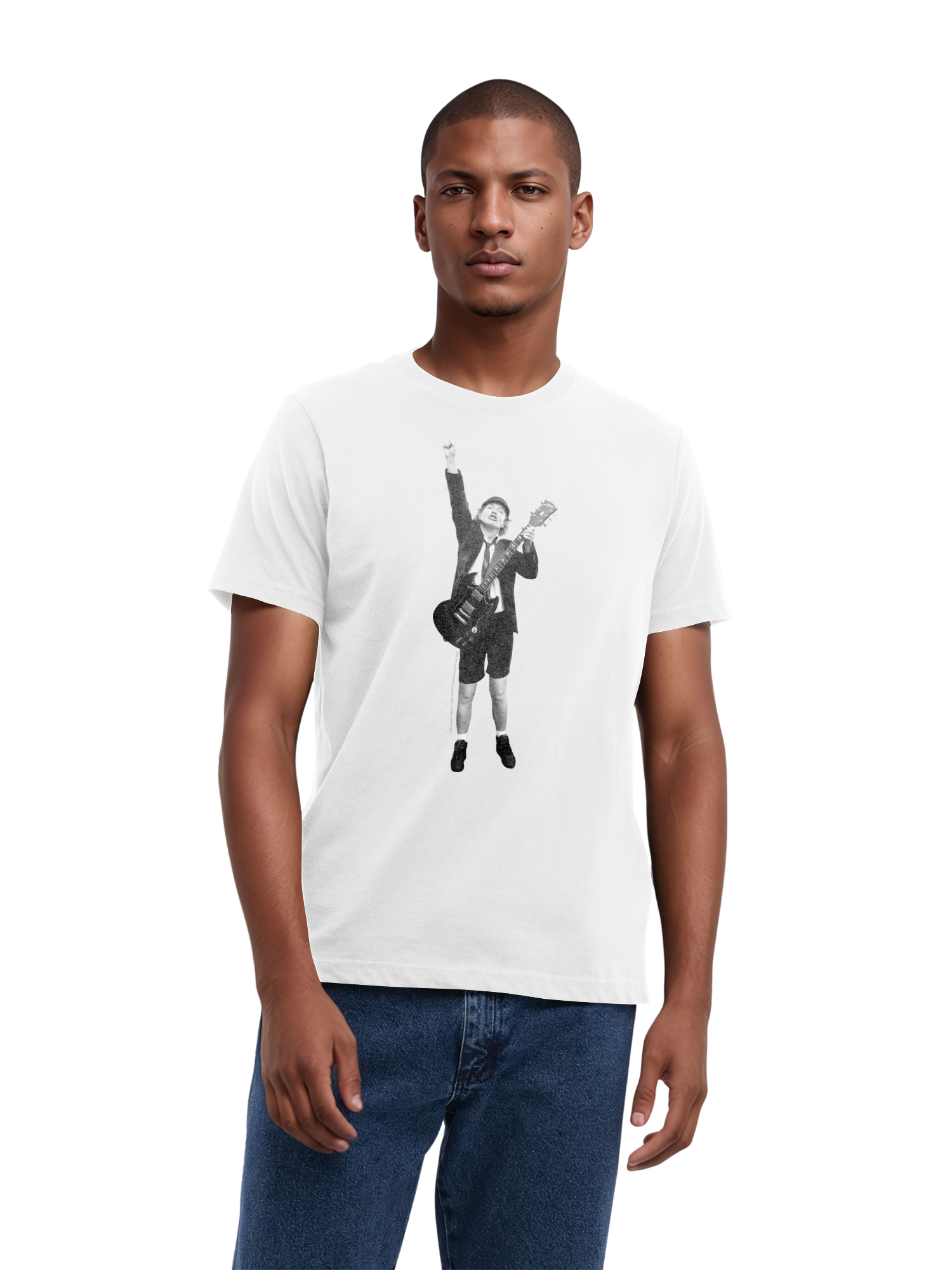 ACDC Angus Young Cut Out Herren T-Shirt