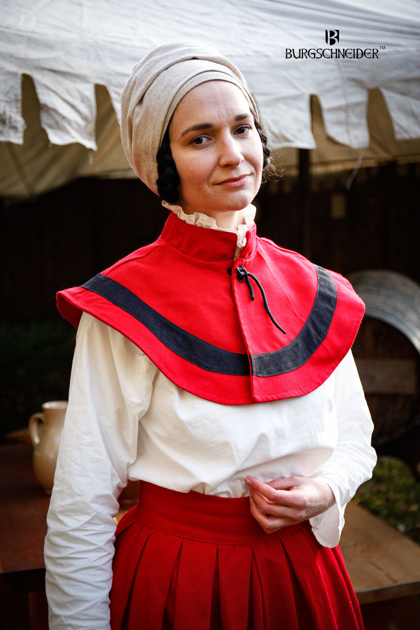 Landsknecht Pellerine Flora Red/Black Landsknecht Pellerine Flora Red/Black