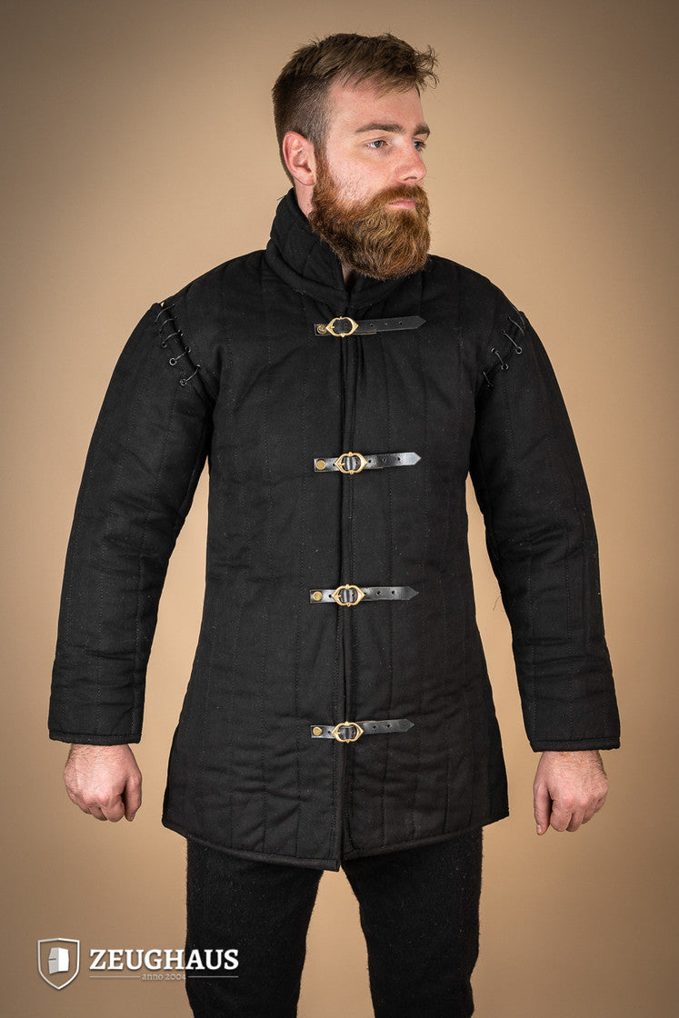 Gambeson With Removable Laced Arms Black