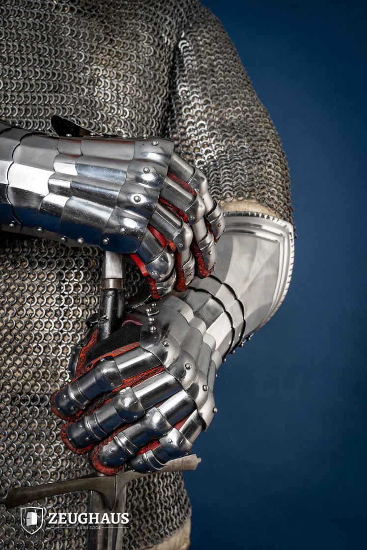 Guanteletes góticos de 1,6 mm pulidos