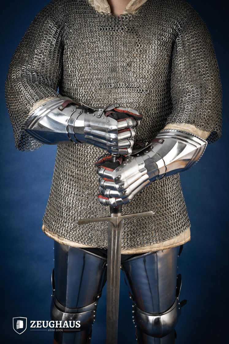 Guanteletes góticos de 1,6 mm pulidos