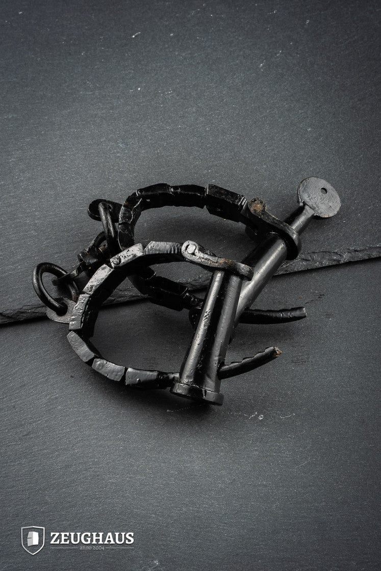 Handcuffs Oiled Steel B-Stock B-Stock