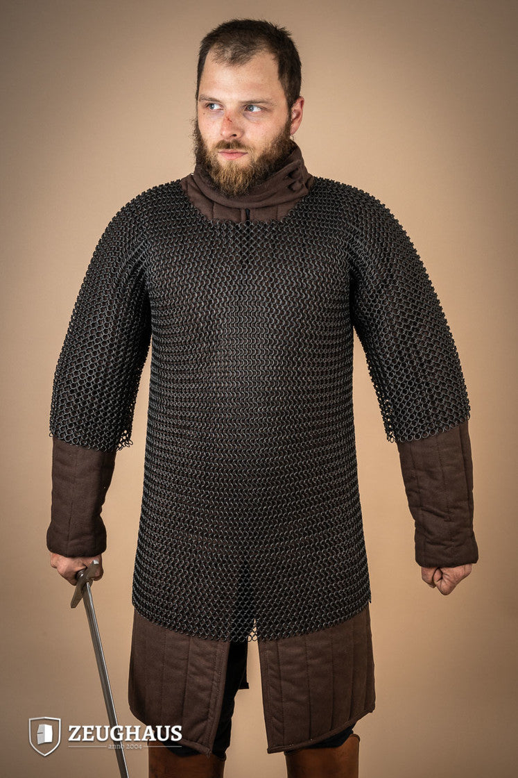 Chainmail Haubergeon Roundring 10mm Burnished