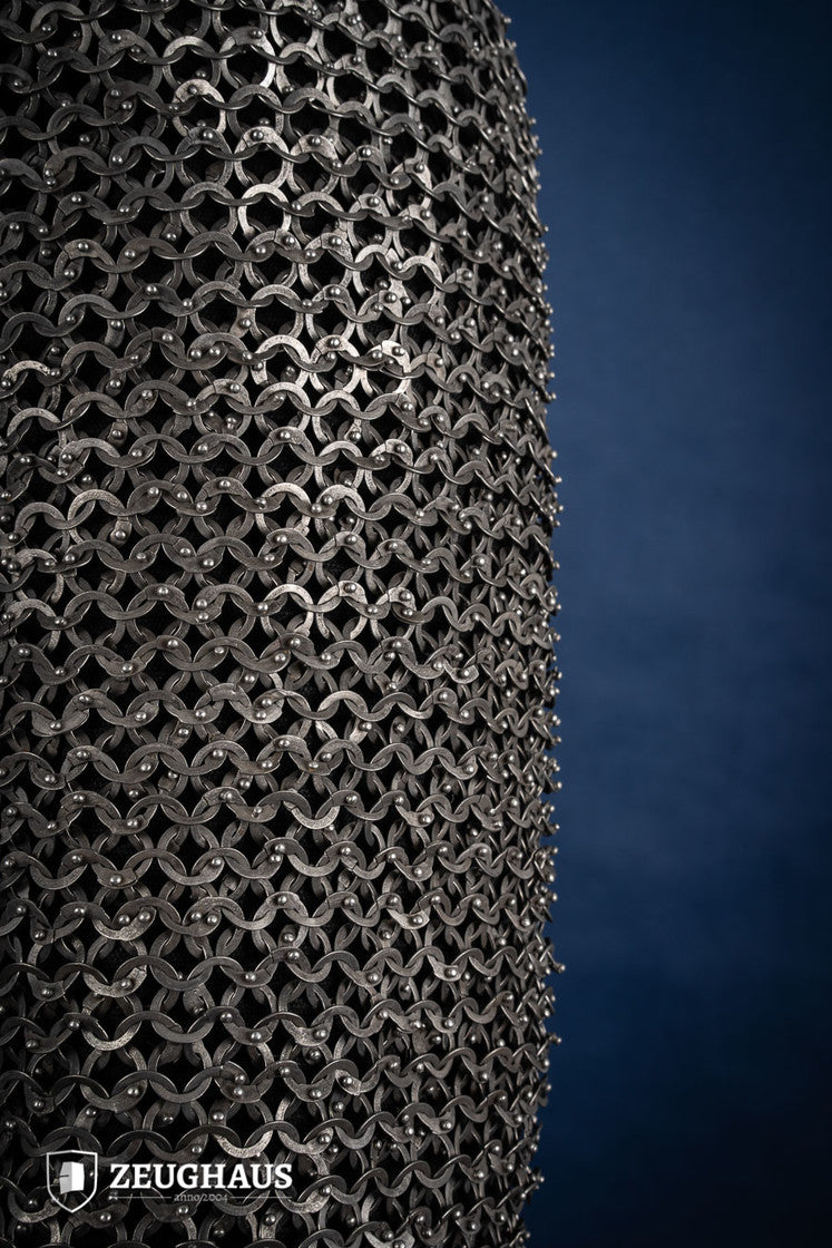 Chainmail Haubergeon Flatring Riveted 9mm Stainless Steel