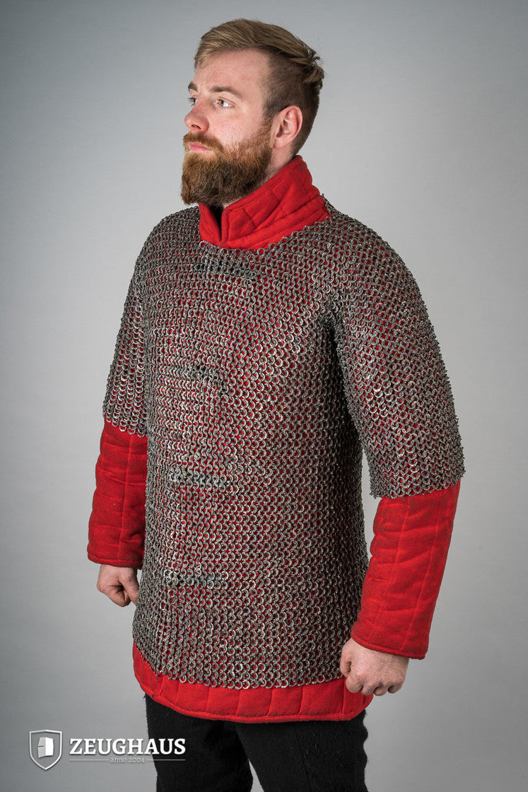 Flatring Riveted Cota de malla Haubergeon 9 mm titanium