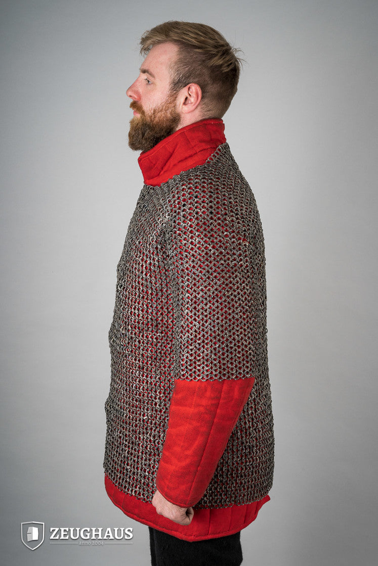 Flatring Riveted Cota de malla Haubergeon 9 mm titanium