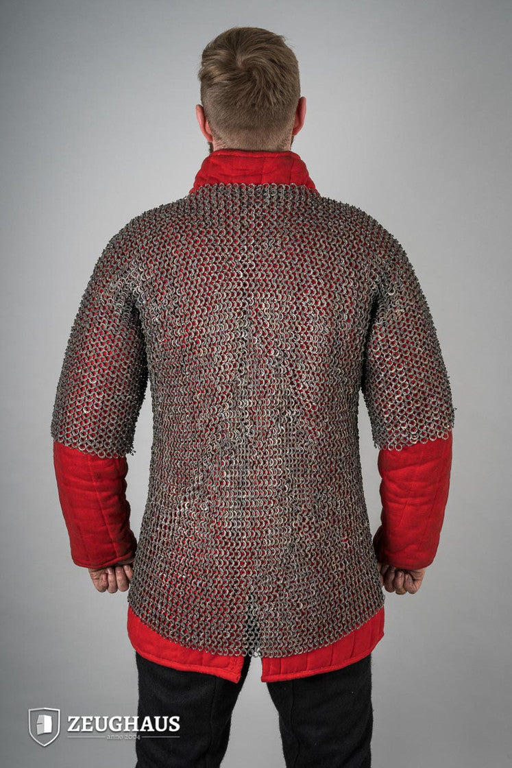 Flatring Riveted Cota de malla Haubergeon 9 mm titanium