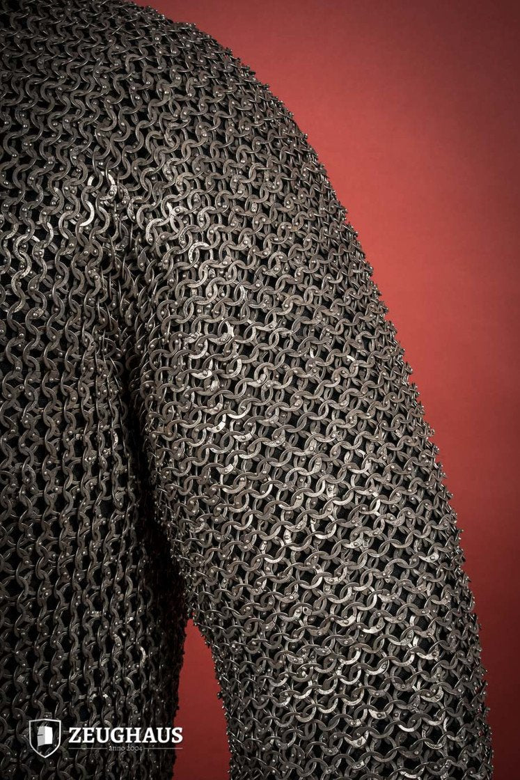 Chainmail Hauberk Flatring Riveted 9mm Stainless Steel