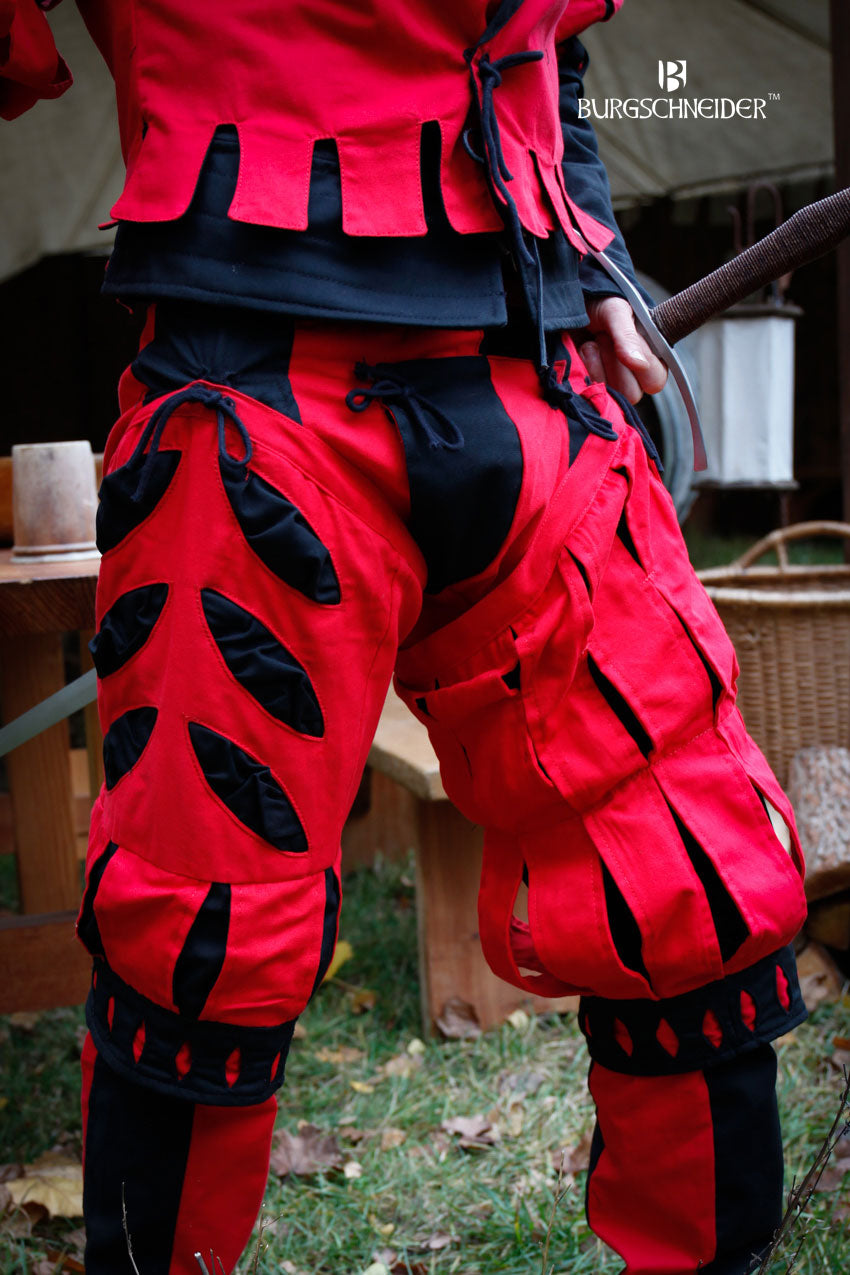 Landsknecht Pant Leg Cuts Imperialis Red/Black