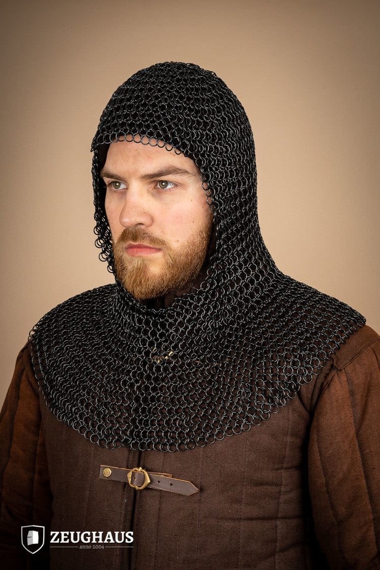 Chainmail Hood Roundring 10mm Burnished