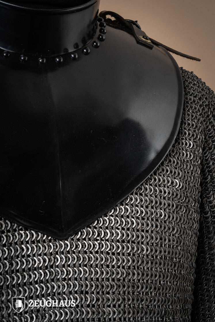 Gorget con cuello bruñido