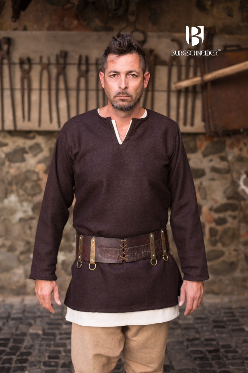 Tunique Lodin - Laine Marron