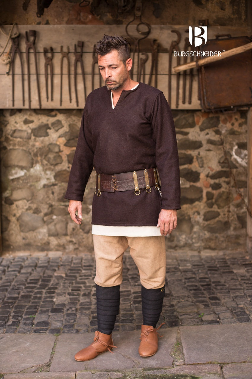 Tunique Lodin - Laine Marron