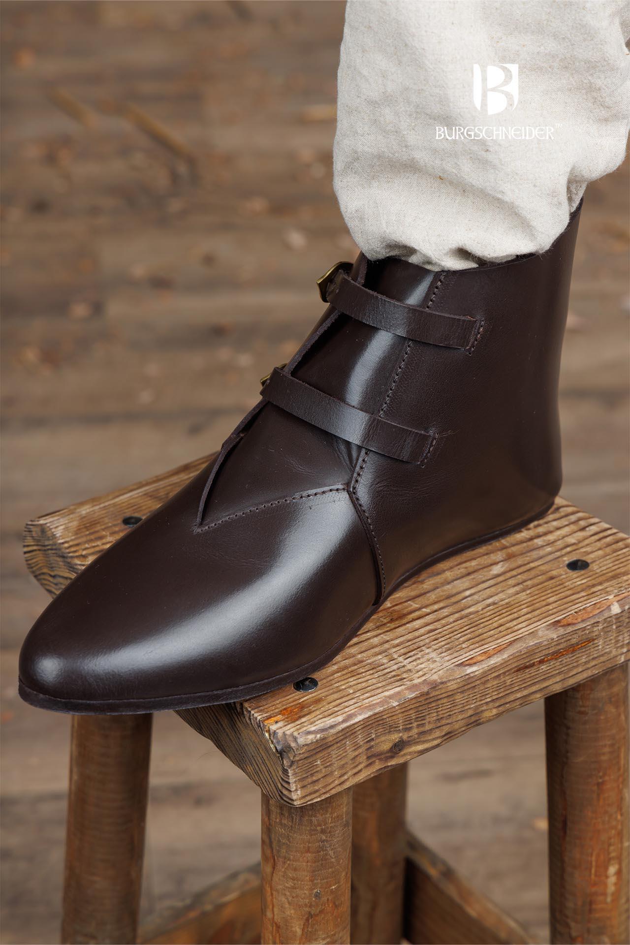 Medieval Half Boots Adelhelm Dark Brown