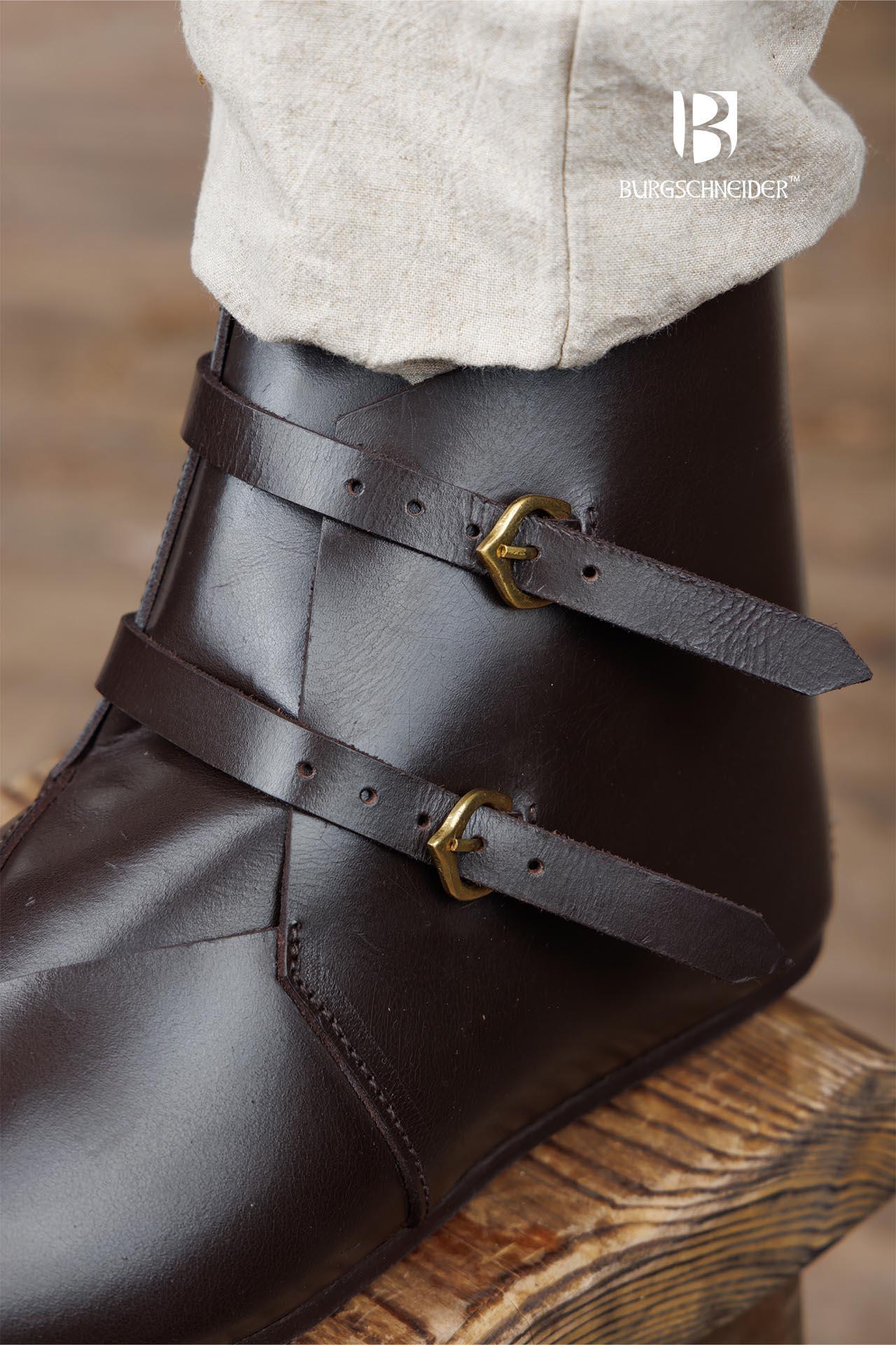 Medieval Half Boots Adelhelm Dark Brown