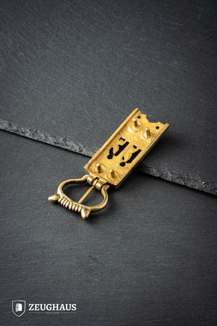 Medieval Belt Buckle Brass B-Stock