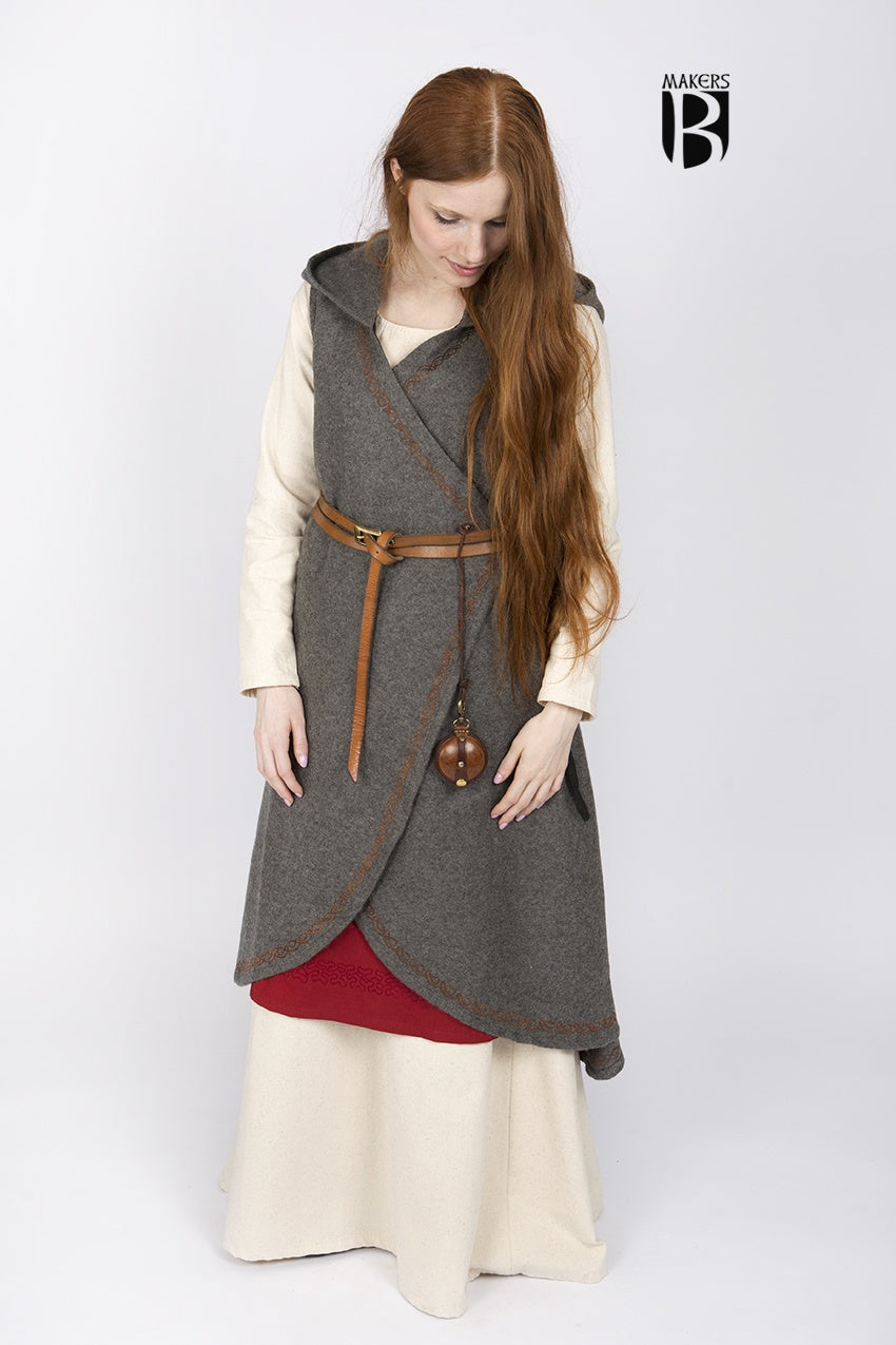 Wool Wrap Dress Myrana Dark Grey Wool Wrap Dress Myrana Dark Grey