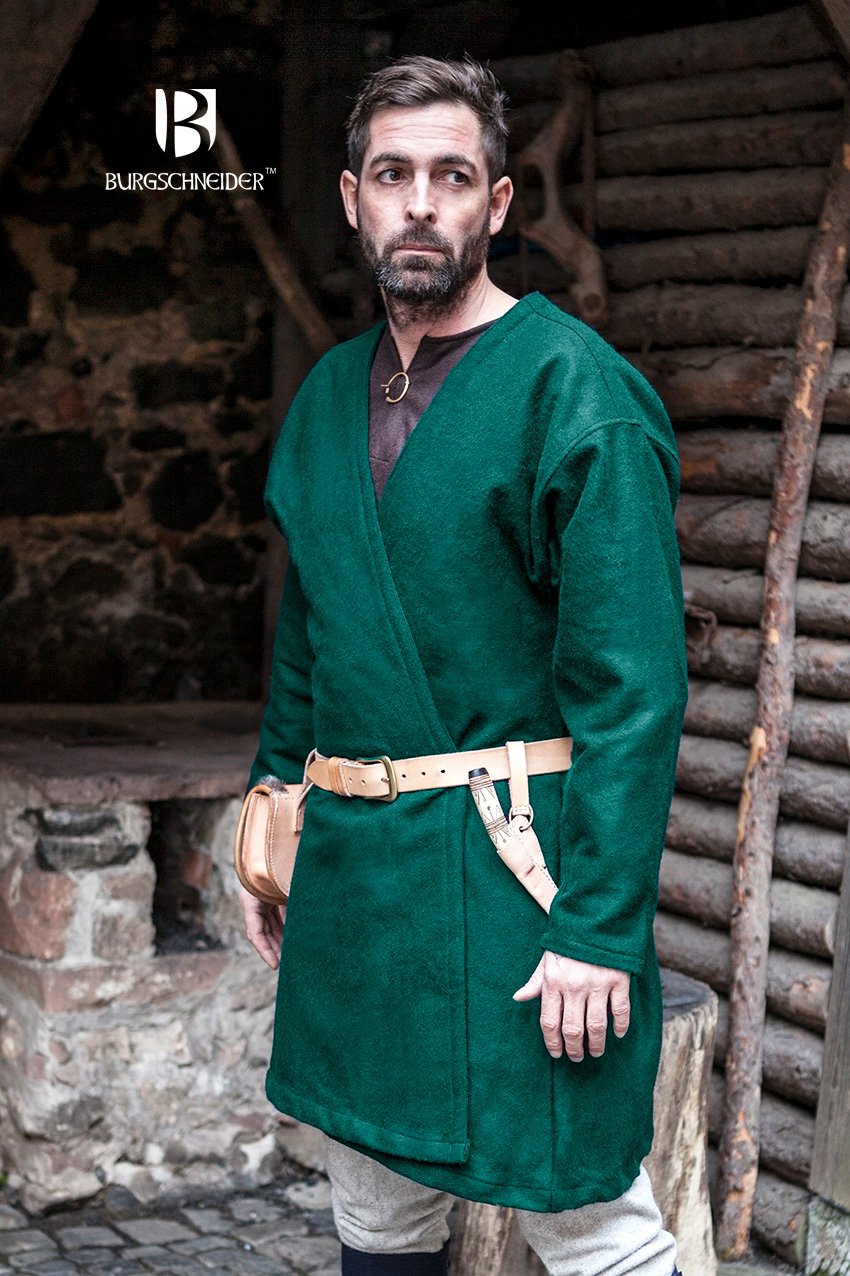 Viking Coat Loki Dark Green