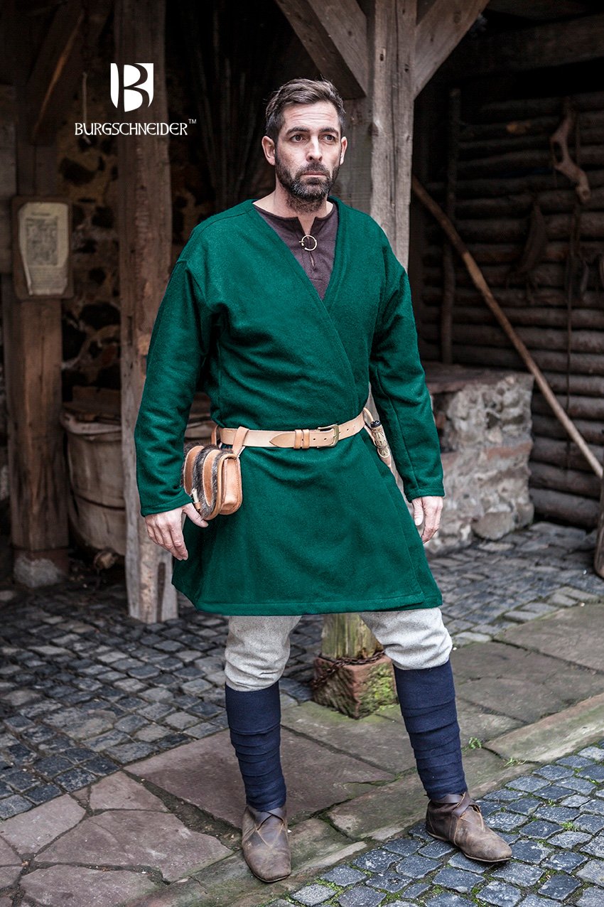 Viking Coat Loki Dark Green