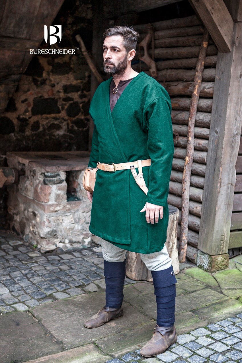Viking Coat Loki Dark Green