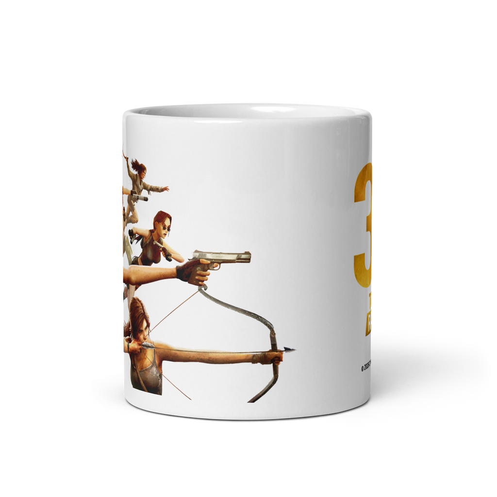 Tomb Raider 30th Anniversary Coffee Mug - White