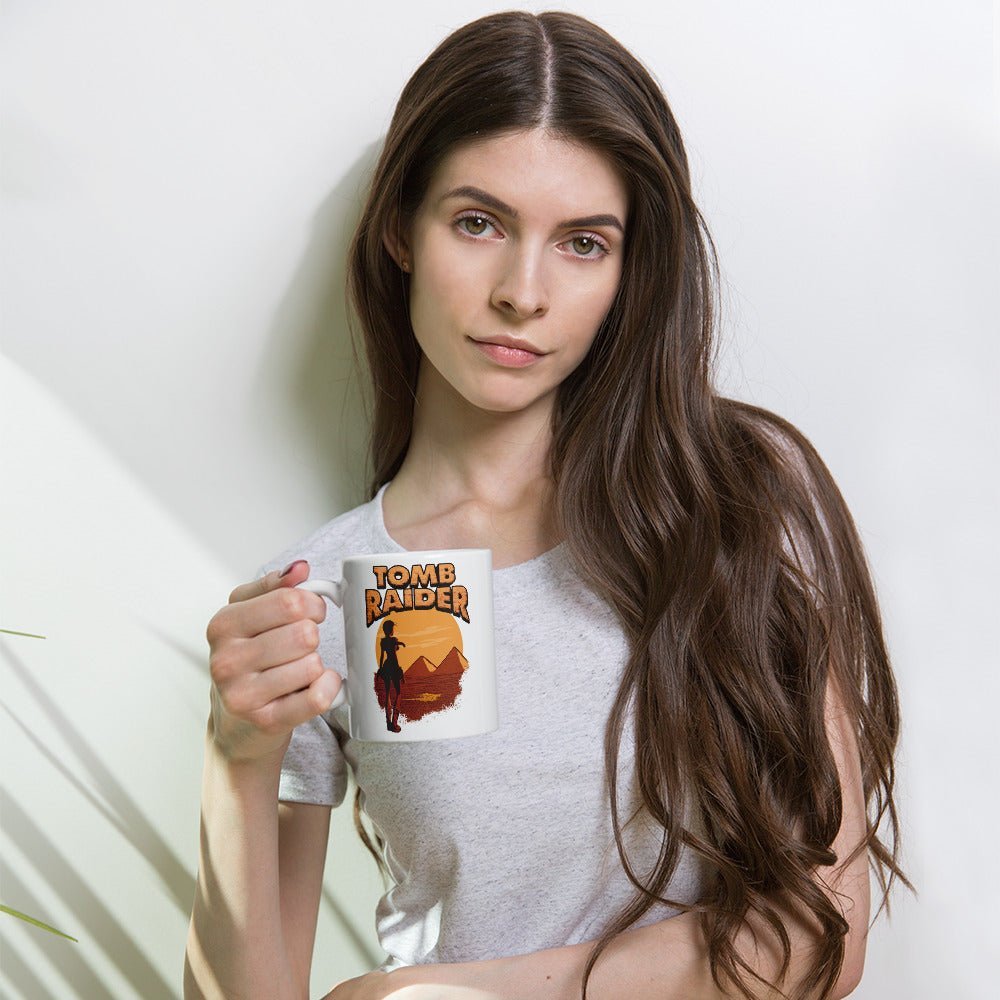 Tomb Raider From Giza with Love Coffee Mug - White