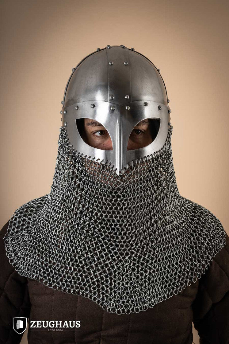 Viking Helmet with Aventail 1,6mm Polished